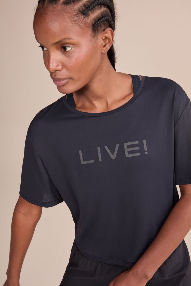 Camiseta Cropped LIVE! Comfort