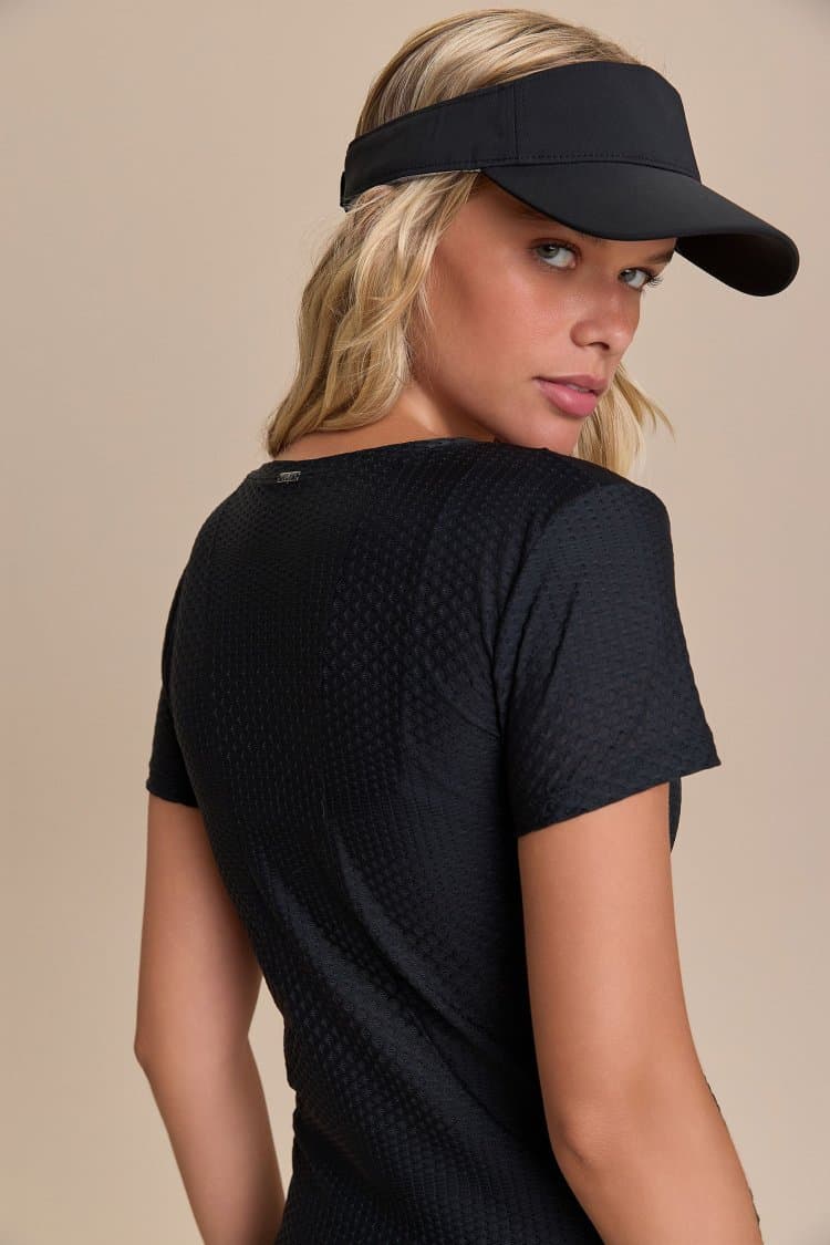 Camiseta Effect Texture Run Crimson