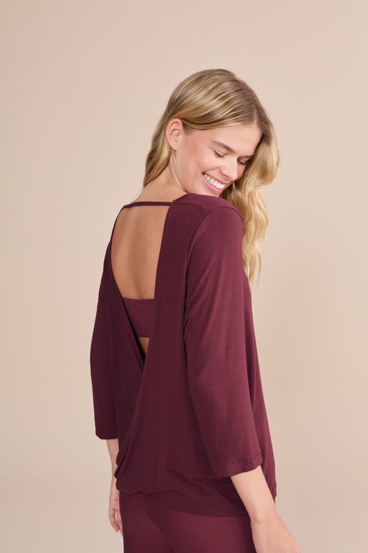 Camiseta ML Cross Back Visco