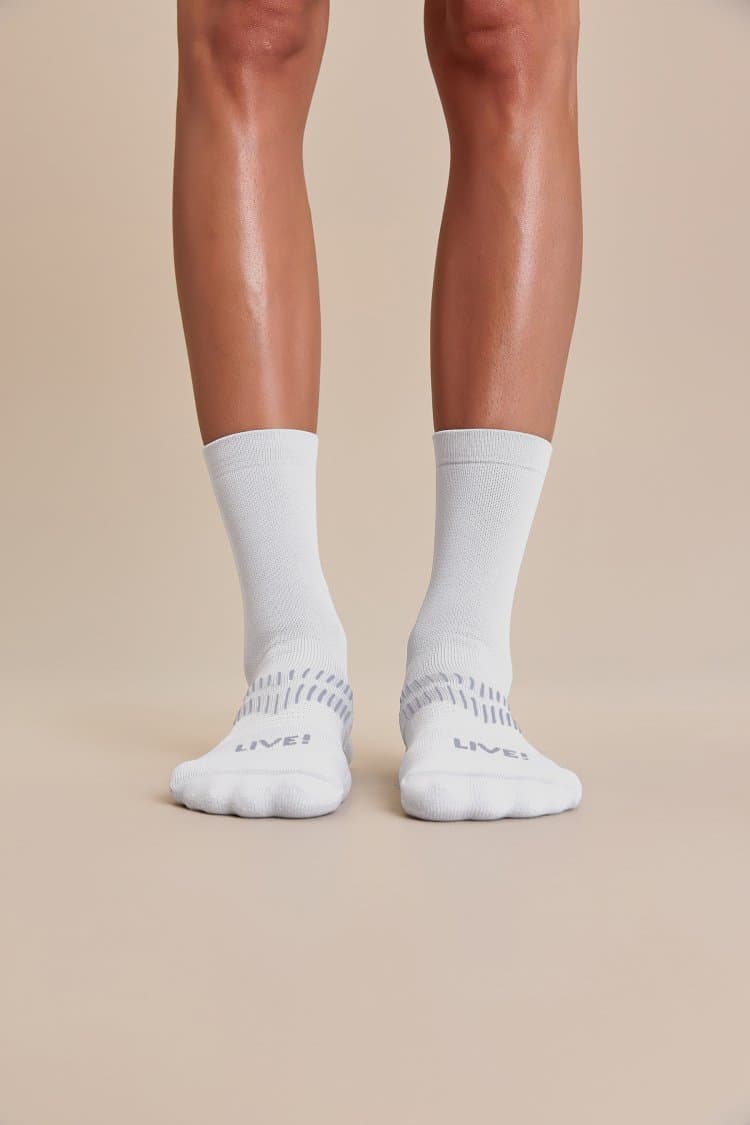 Meia Reflex Run Long Unissex
