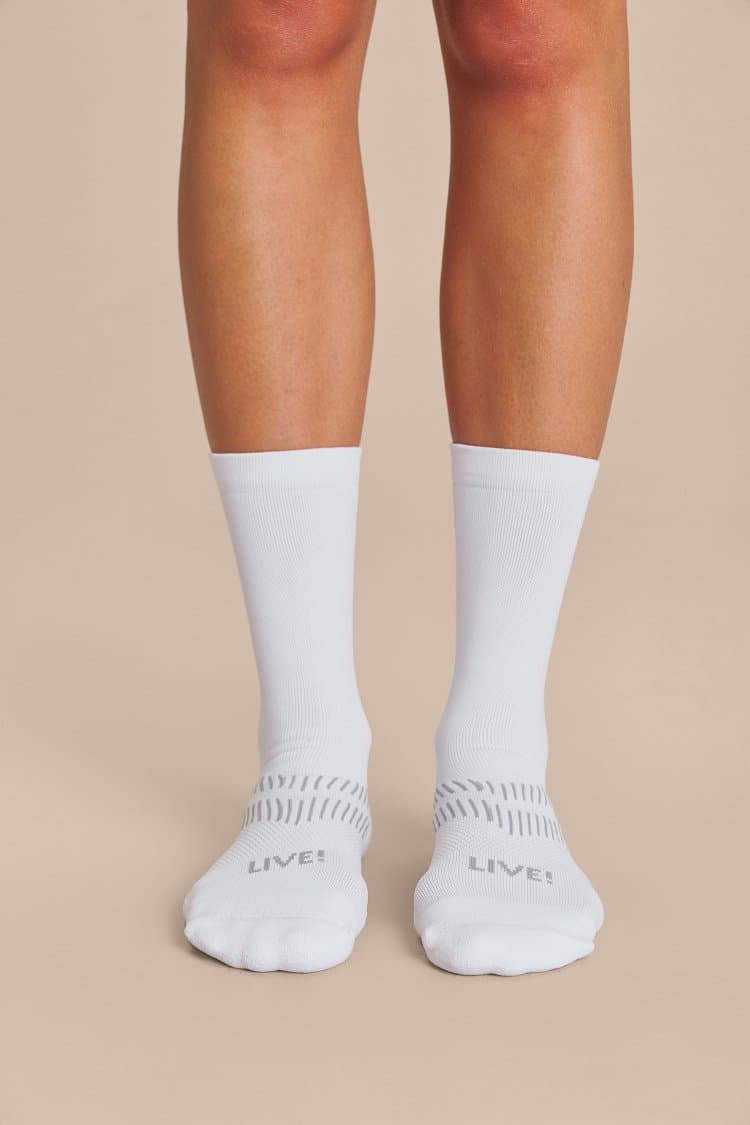 Meia Reflex Super Long Unissex
