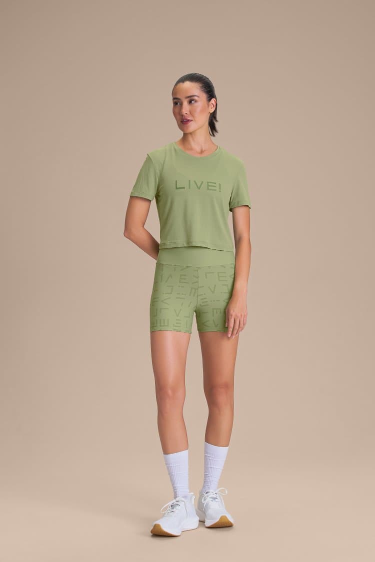 Camiseta Cropped LIVE! Comfort
