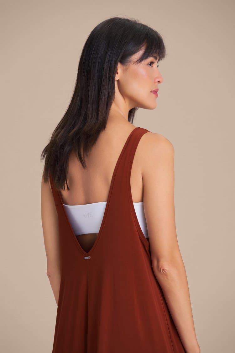Vestido V Long Wide