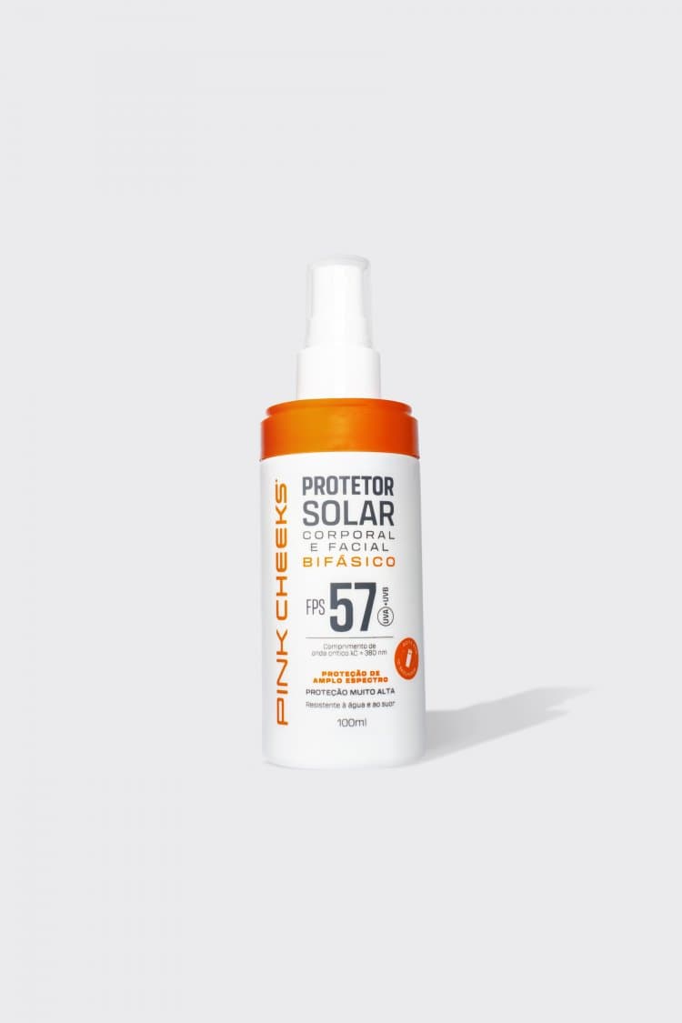 Protetor Solar Corporal e Facial Bifásico FPS 57 FPUVA 30 100ml