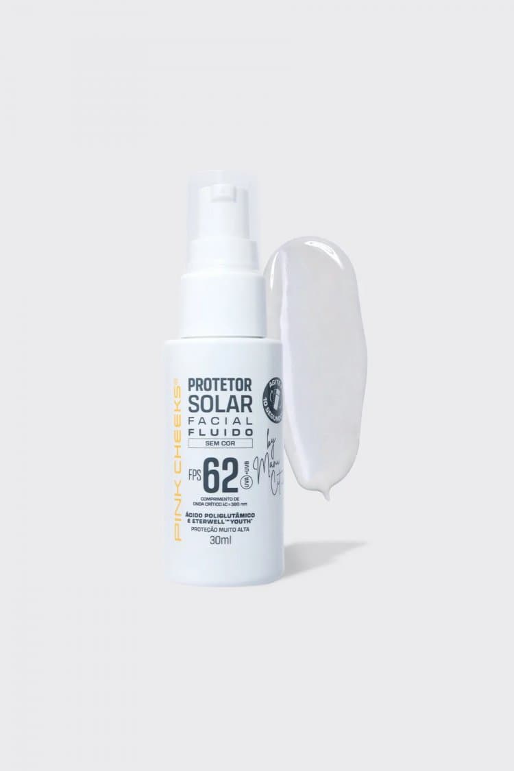 Protetor Solar Facial Fluido FPS 62 FPUVA36 30ml by Manu Cit