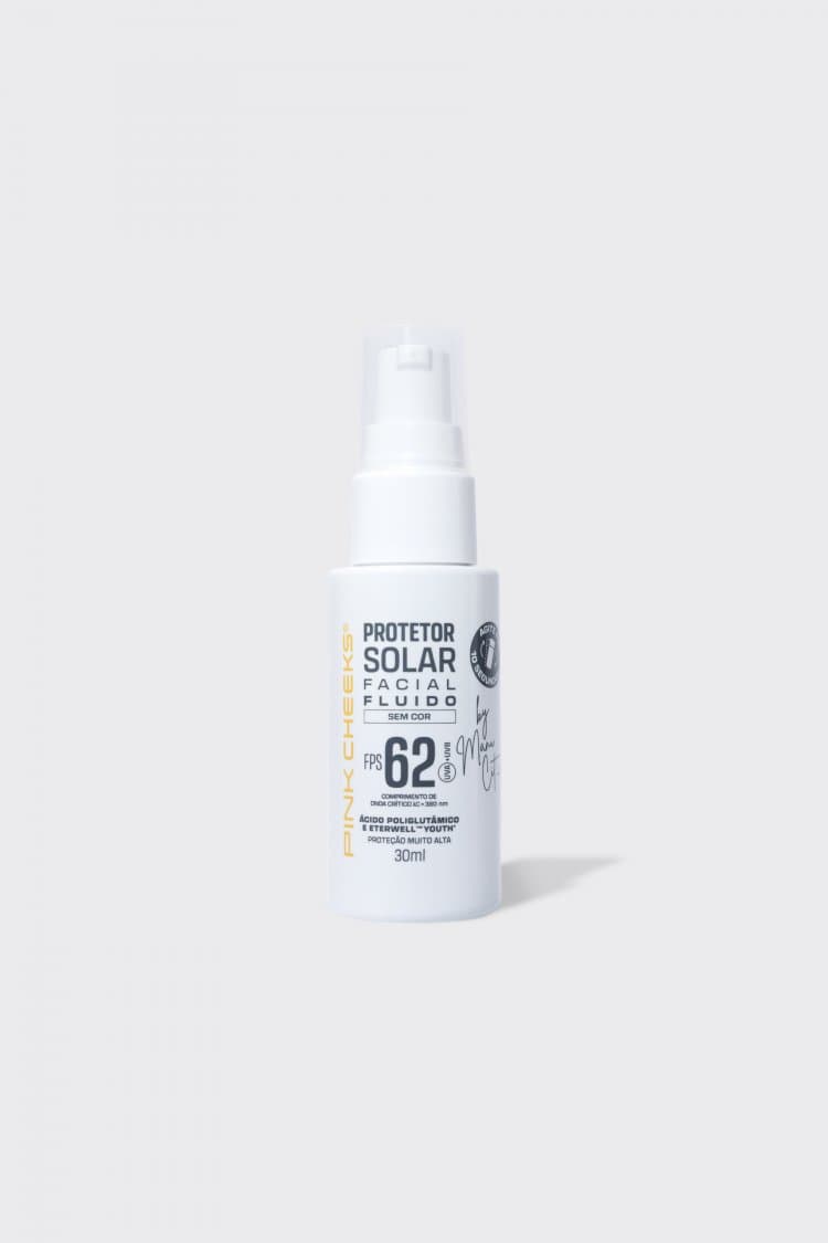 Protetor Solar Facial Fluido FPS 62 FPUVA36 30ml by Manu Cit