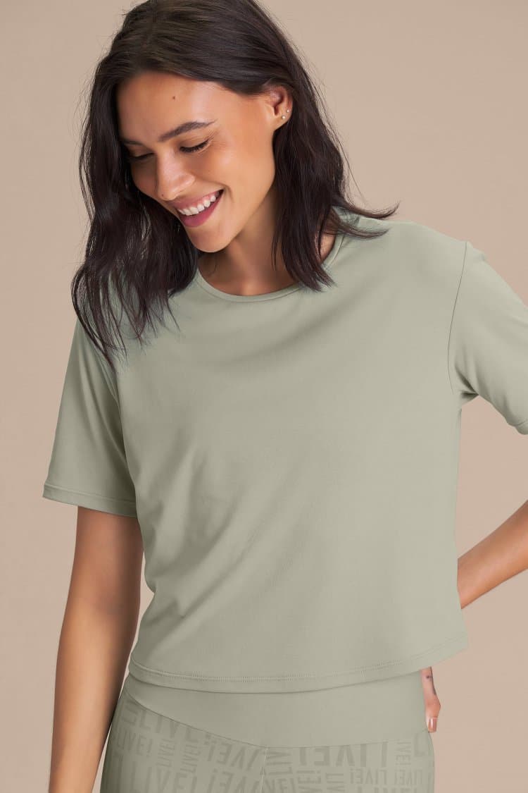 Camiseta Cropped Bio Stretch
