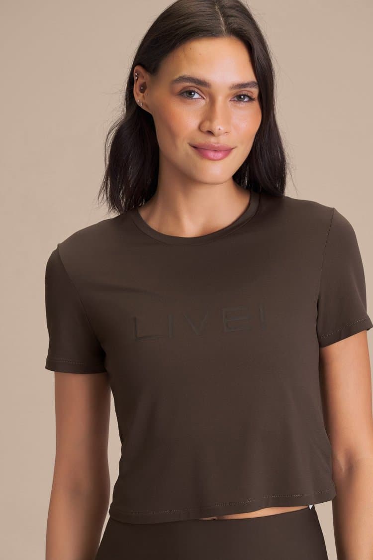 Camiseta Cropped LIVE! Comfort