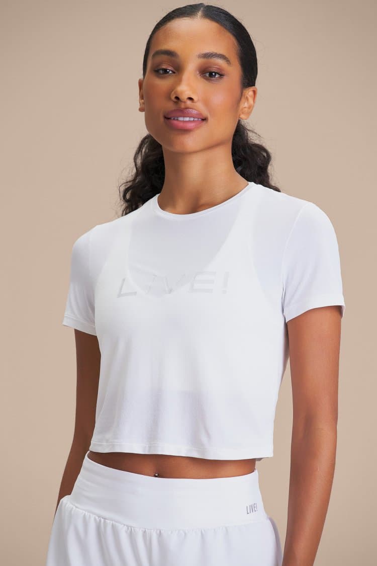 Camiseta Cropped LIVE! Comfort