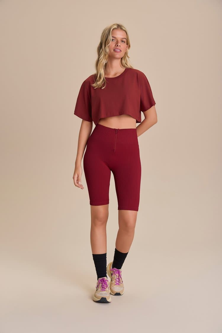 Camiseta Cropped Pima