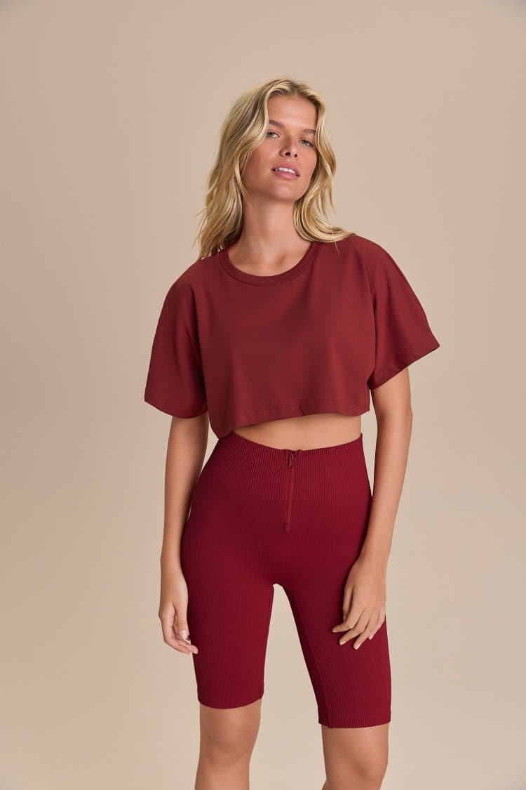 Camiseta Cropped Pima