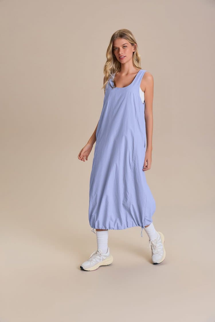 Vestido Longo Nylon Net