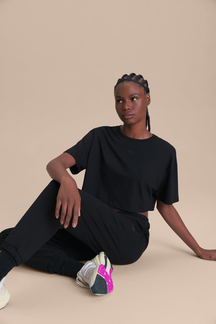 Camiseta Cropped Pima Slim