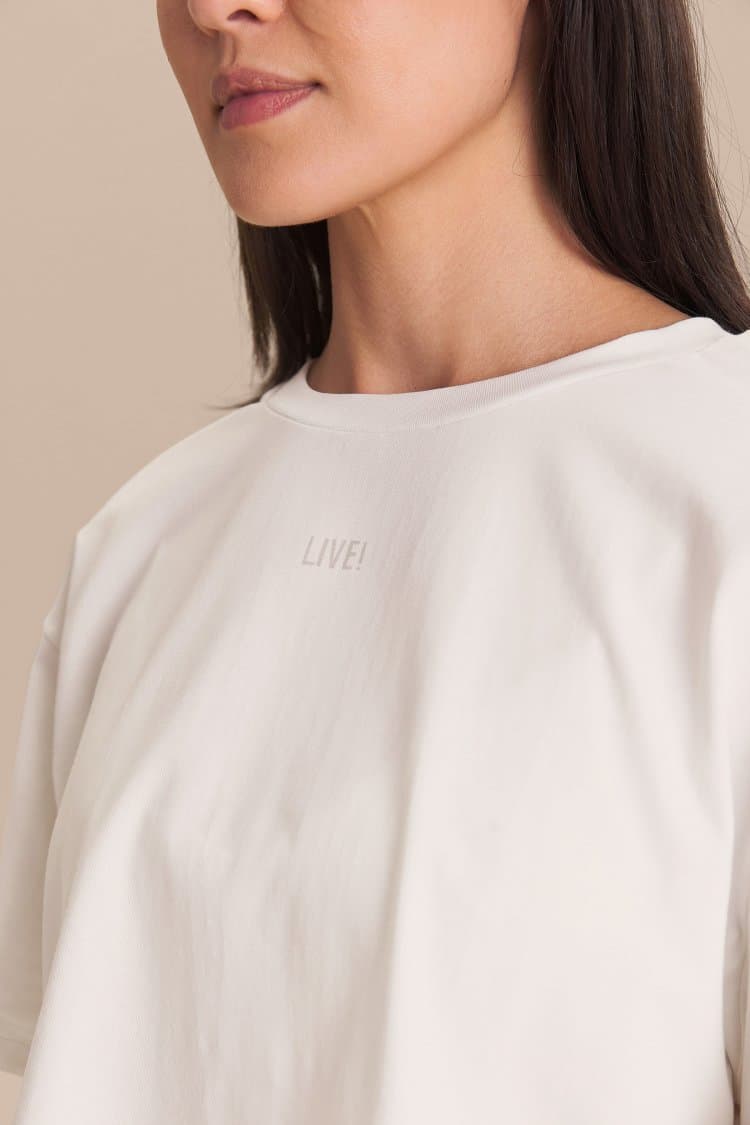 Camiseta Cropped Pima Slim