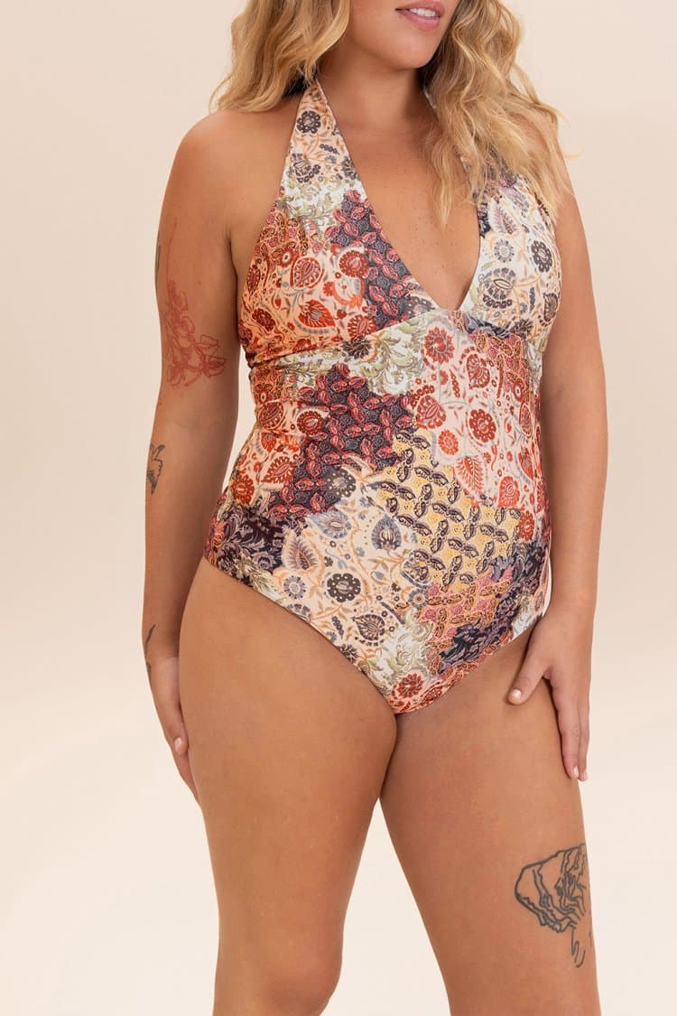 Maiô Cross Boho Bloom