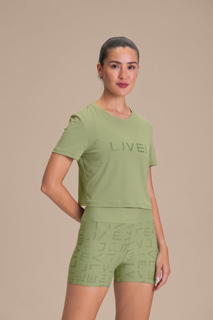 Camiseta Cropped LIVE! Comfort