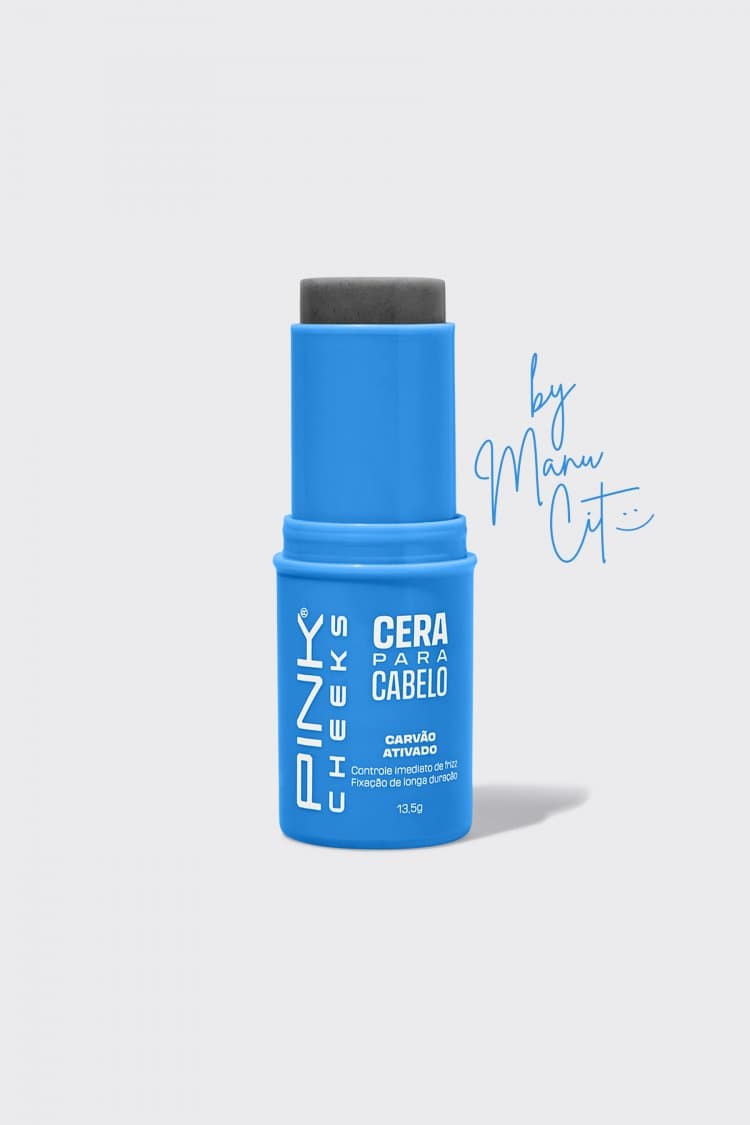 Cera para Cabelo Modeladora e Antifrizz Stick Manu Cit 13,5g