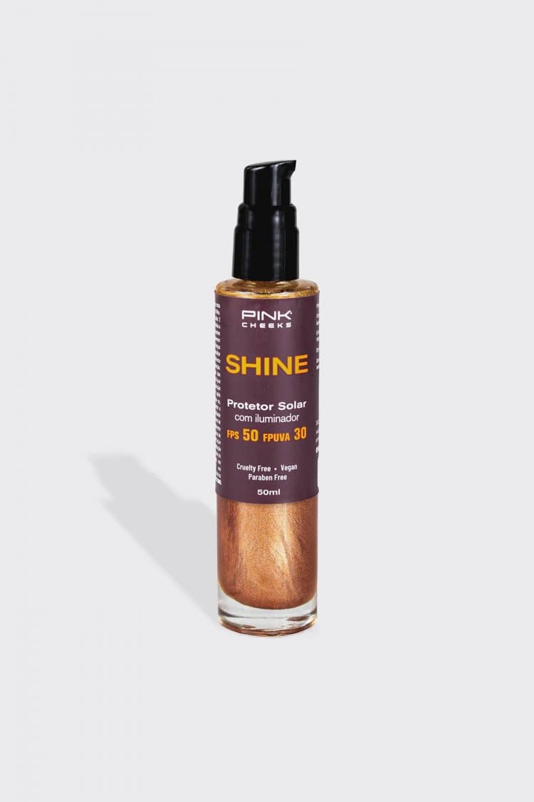 Shine Protetor Solar Iluminador FPS50 FPUVA30 50ml