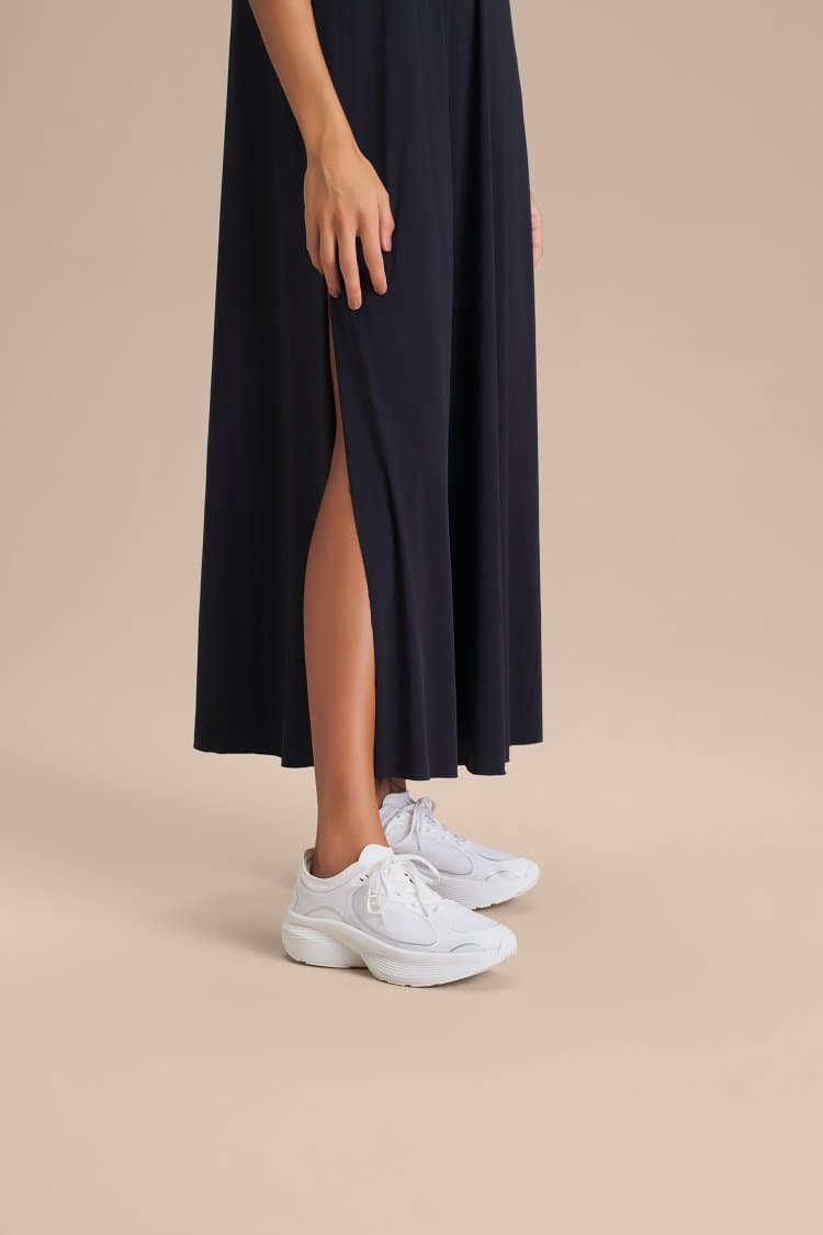 Vestido V Long Wide