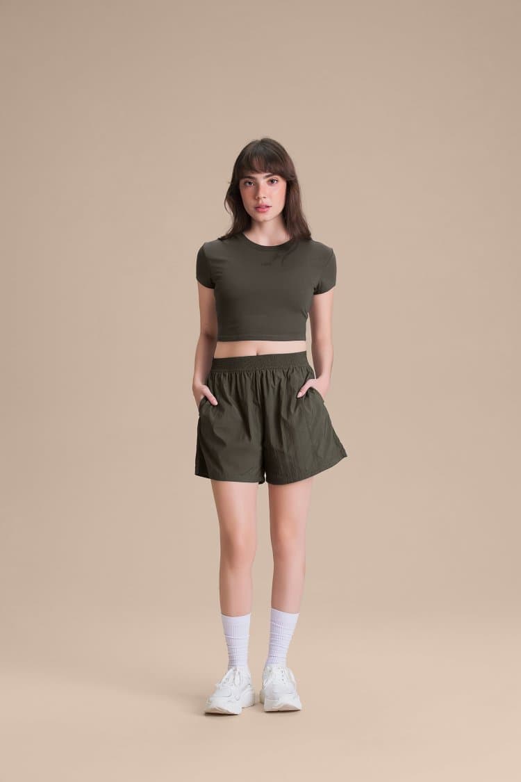 Blusa Cropped Pima Slim Kids