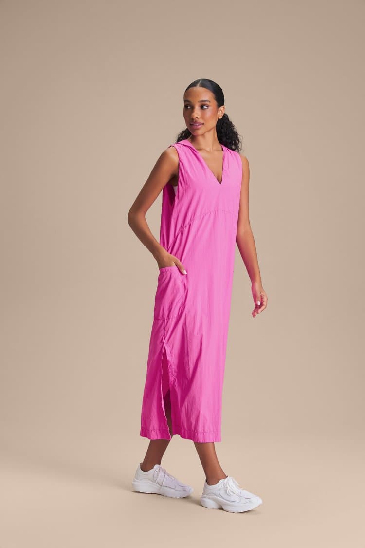 Vestido Midi Nylon Net