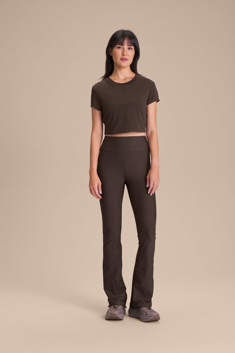 Blusa Cropped Pima Slim