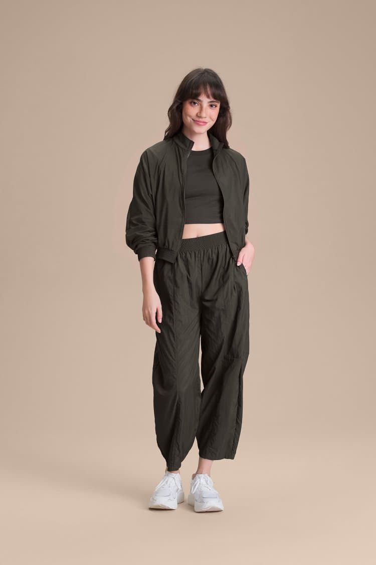 Calça Balloon Nylon Net Kids